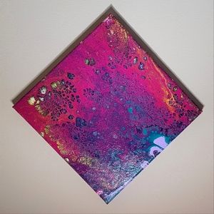 Acrylic Pour Painting / Abstract Fluid Art